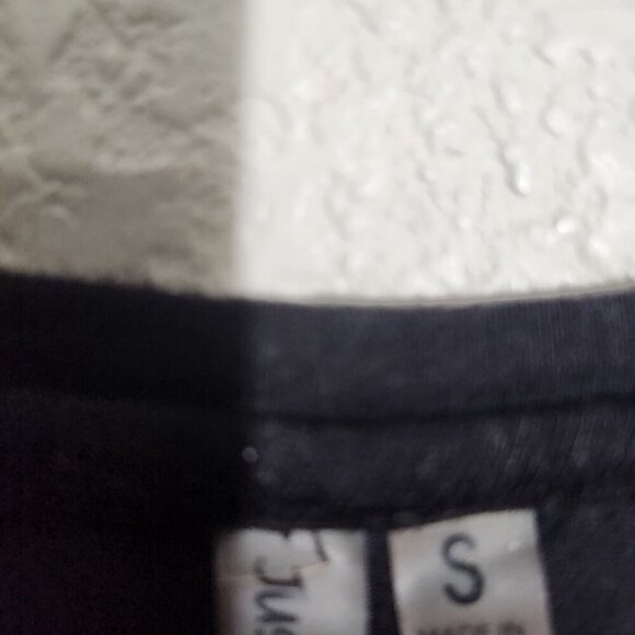 New Year New Day New Goals Black Womens T-Shirt By Just Be Free Size S - Picture 10 of 15